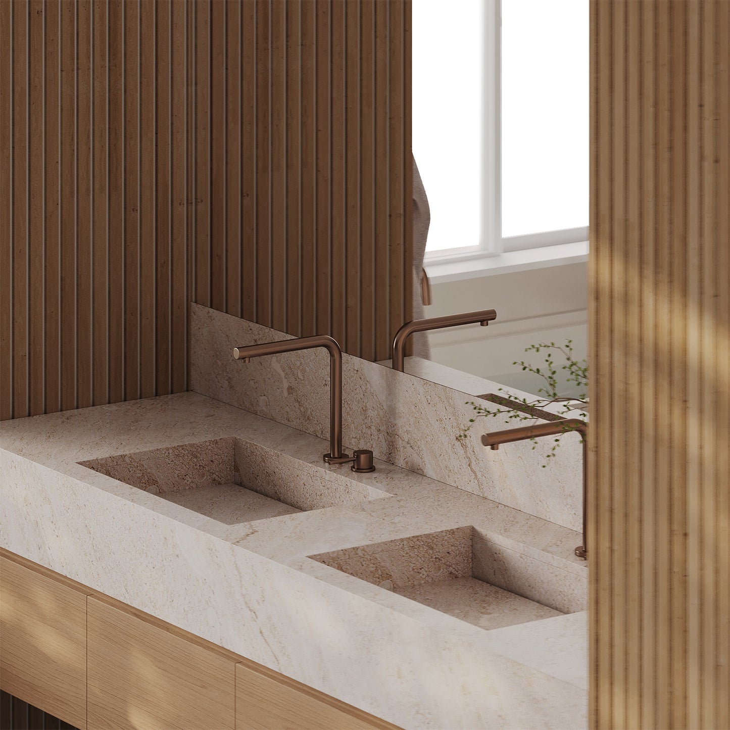Pepper Oak / White (Sample)